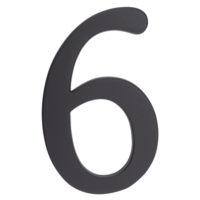 Aluminiowa cyfra na dom "6" lub "9", 190 mm, grafit