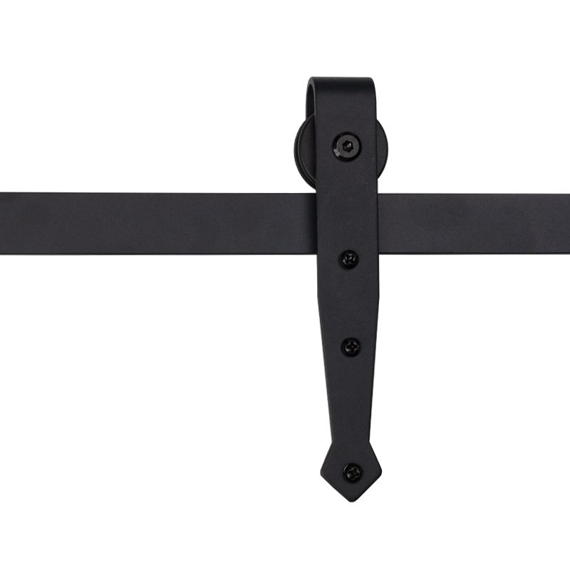 System drzwi przesuwnych dwuskrzydłowych typu mini barn door – wzór: double mini fortress, szyna 1,25 m – bez drzwi