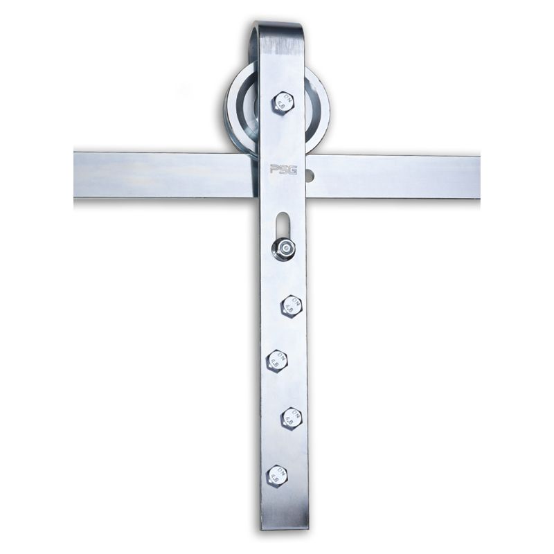 System drzwi przesuwnych typu barn door – wzór: simple gal M, ocynk, szyna 1,85 m – bez drzwi