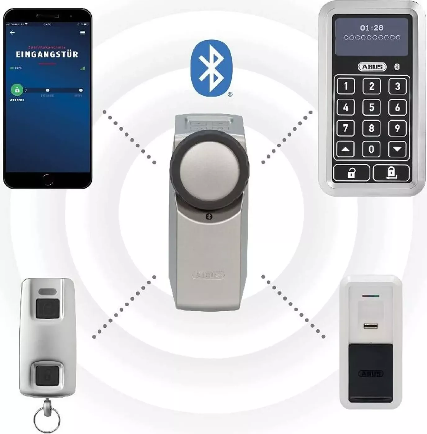 Klawiatura Abus HomeTec Pro Bluetooth CFT3100 - biały