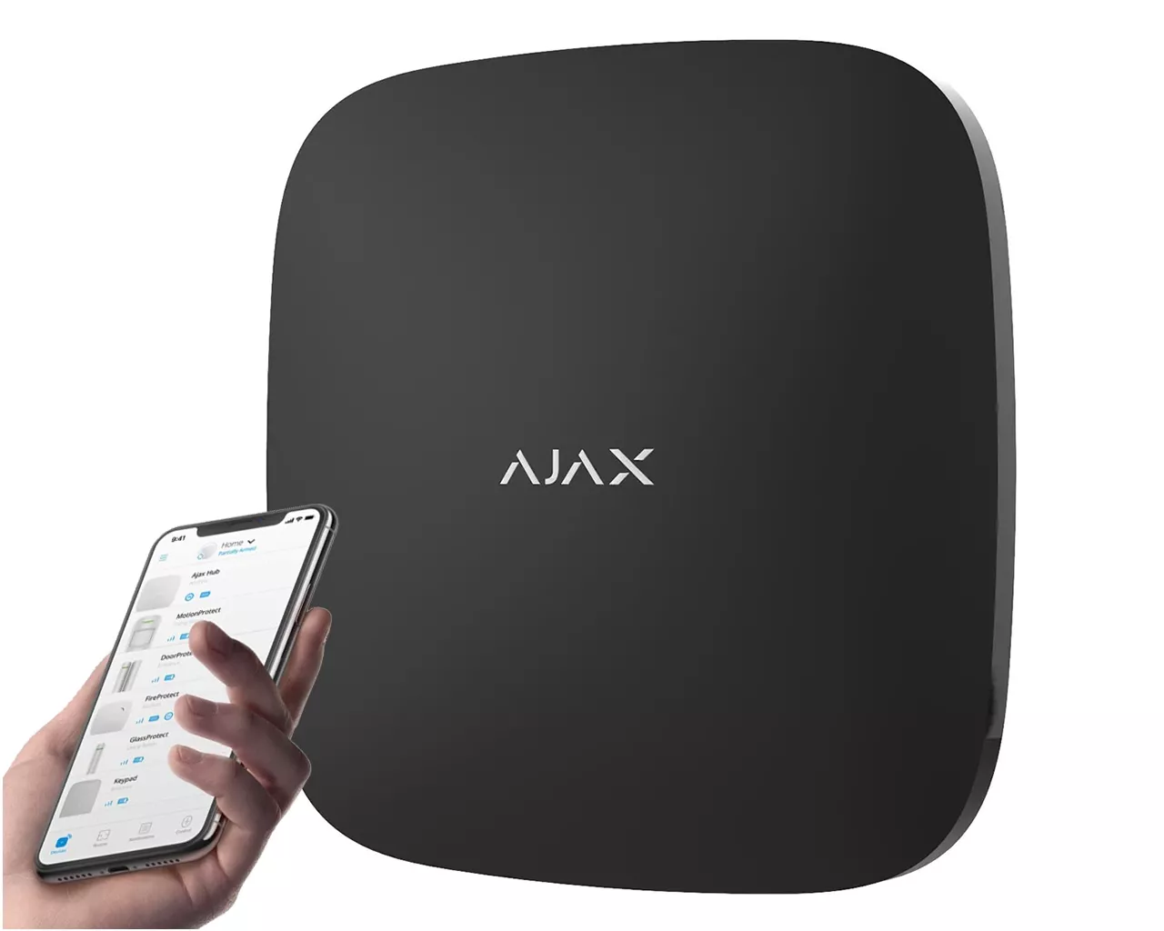 Centrala AJAX Hub 2 4G czarna
