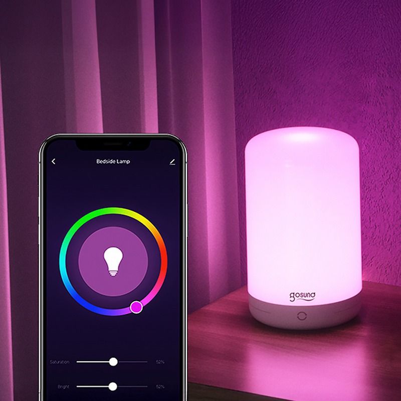 Inteligentna lampka nocna Gosund LB3 WiFi  – z trybem RGB, kompatybilna z Tuya Smart