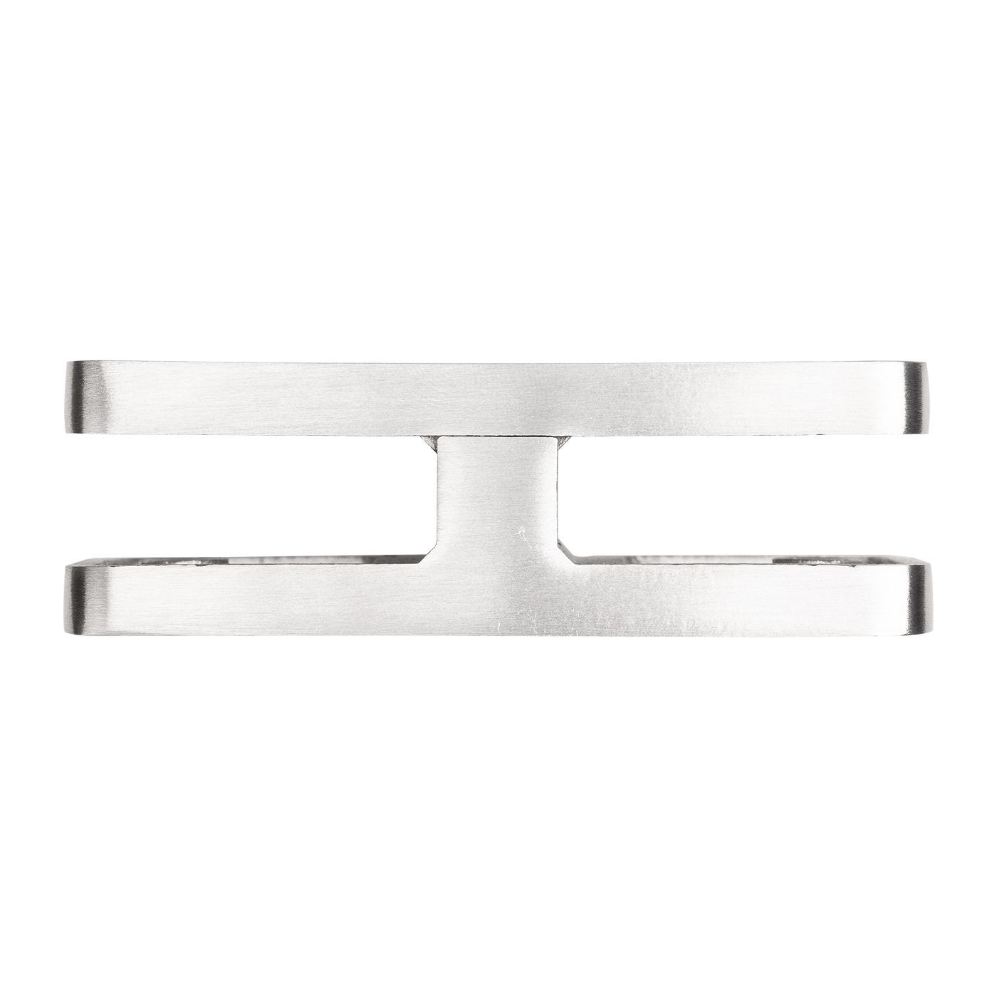 Uchwyt do szkła prostokątny 180°, 95x45 mm, pin zabezpieczający, grubość szyby 6-12,76 mm, stal nierdzewna, satyna