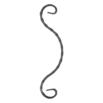 Spirala kuta fakturowana typu E 12x6 mm H260 x L65 mm