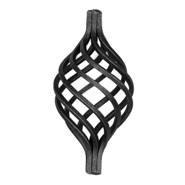 Koszyk kuty z 8 prętów 12x12 mm H130 x L65 mm
