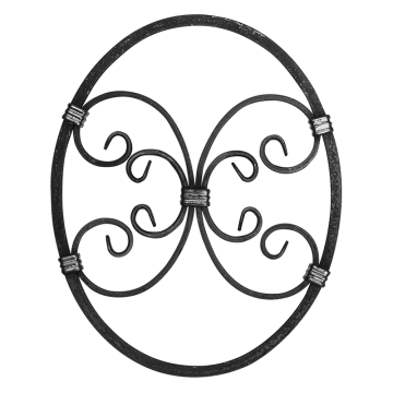 Rozeta kuta 12x12 mm 12x6 mm H375 x L300 mm