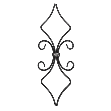 Rozeta kuta 11,5x5,5 mm H410 x L165 mm