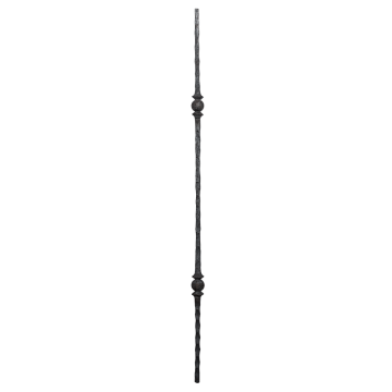 Tralka stalowa balkonowa prosta 14x14 mm H950 x L35 mm