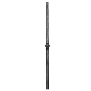 Słup stalowy fi28 mm z przekuwką H1200 x L60 mm