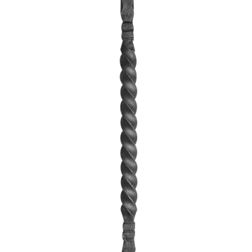 Słup stalowy 25x25 mm H1200 x L34 mm