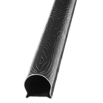 Pochwyt stalowy fakturowany kora 54x54 mm L3000 x 1,5 mm