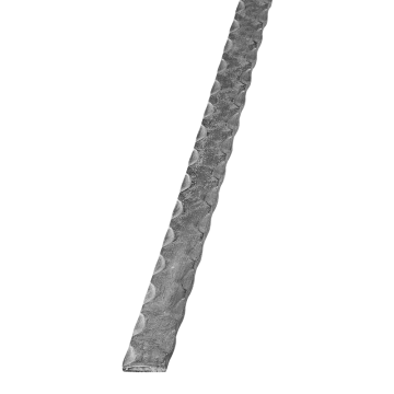 Płaskownik stalowy kuty fakturowany 25x5 mm L3000 mm