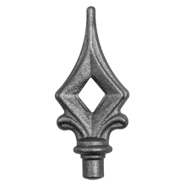 Grot stalowy kuty fi12 x H100 mm x L45 mm