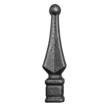 Grot stalowy kuty 32x32 mm H160 x L40 mm