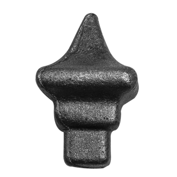 Grot stalowy kuty 16x16 mm H57 x L38 mm