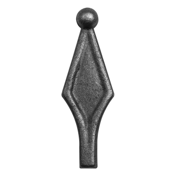 Grot stalowy kuty 12x12 mm H120 x L35 mm
