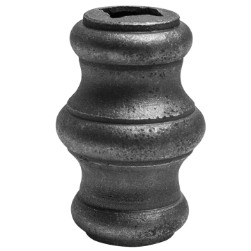 Przekuwka kuta H67 x L40, otwór 12,5x12,5 mm