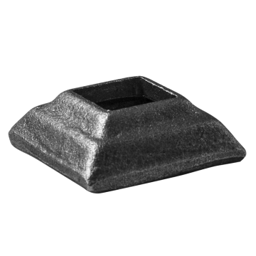Maskownica stalowa kuta otworowana 16,5x16,5 mm H15 x L40 x W40 mm