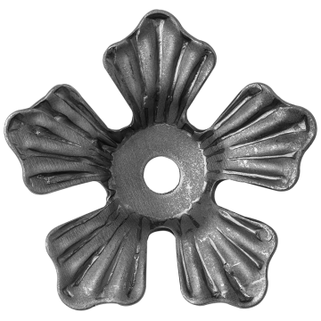 Kwiatek stalowy ozdobny fi 85 x 2 mm otwór fi 10 mm