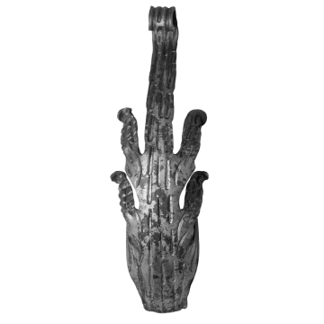 Liść stalowy ozdobny H295 x L92 x 4 mm