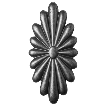 Rozeta z blachy H260 x L180 x 1.2 mm