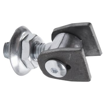 Zawias regulowany M18 do furtek i bram skrzydłowych, długość 84 mm