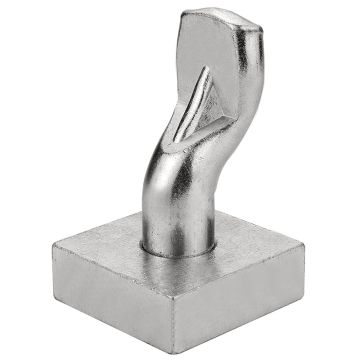Zawias dolny do bramy skrzydłowej, z płytką 60x60x15 mm