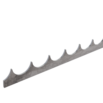 Ogrodzeniowa listwa antywłamaniowa H33 x L2000 x 3 mm