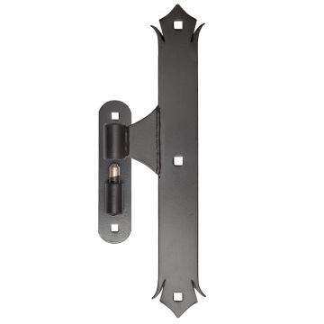 Zawias pasowy środkowy ozdobny D27 x H400 x L50 mm z kulą