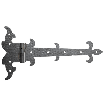Zawias pasowy ozdobny lewy H178 x L342 x 3 mm