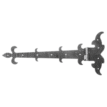 Zawias pasowy ozdobny prawy H225 x L525 x 3 mm
