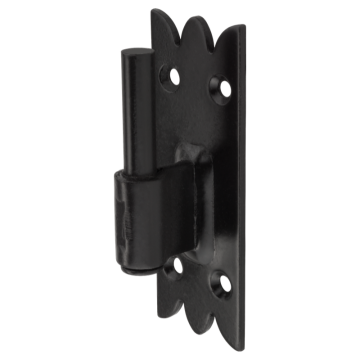 Zaczep okiennicowy ozdobny d9 x H95 x L35 x 2,5 mm grubości