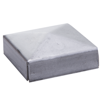 Daszek stalowy na słupek 100 x 100 x 0,8 mm