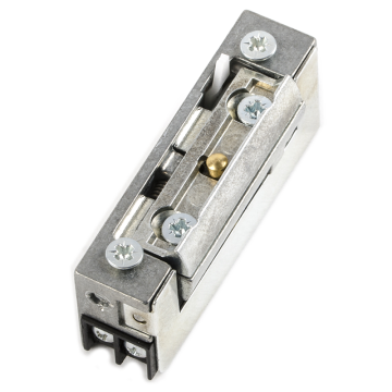 Elektrozaczep symetryczny do furtki lub drzwi 16,5 mm (R5) - z regulacją, pamięcią i blokadą, 12 V