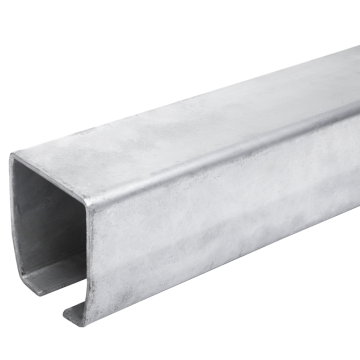 Szyna do bramy przesuwnej 140x140x6 mm, do 60.401.8V, długość 6m