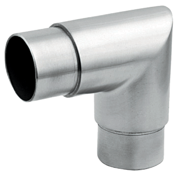 Łącznik balustrady fi42,4 mm 90 stopni, do wklejenia, stal nierdzewna, satyna
