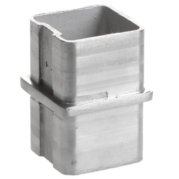 Łącznik balustrady do wklejenia 40 x 40 x 2 mm, satyna