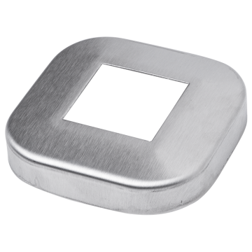 Maskownica ze stali nierdzewnej 91x91 mm, otwór 40x40 mm stal nierdzewna, satyna Maskownica ze stali nierdzewnej 91x91 mm, otwór 40x40 mm stal nierdzewna, satyna