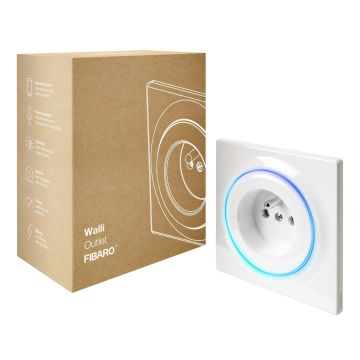 Inteligentne gniazdko FIBARO Walli Outlet Single - EU, białe, 10 sztuk (FGWOE-011)