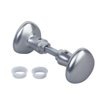 Gałka aluminiowa do furtki, trzpień klamki 8 mm o długości 90 mm