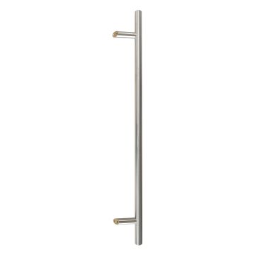 Pochwyt-antaba jednostronny okrągły 45°, 32x1000 mm (AISI 304, uniwersalny, satyna)