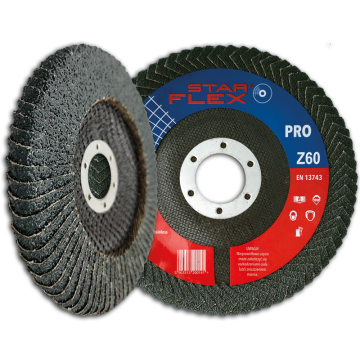 STAR FLEX Tarcza listkowa do spoin pachwinowych 125-22 granulacja  60