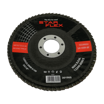 STAR FLEX Tarcza listkowa do szlifowania T29 125-22, granulacja 100 